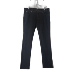 U-51 Black Denim Straight Leg Stretch Jeans Juniors Size 13/14